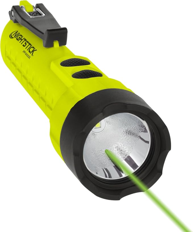 Nightstick XPP-5422GXL Intrinsically Safe Flashlight w/Green Laser - 3 AA (not Included) - Green - UL913