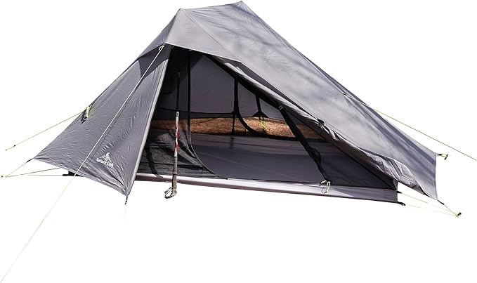 Altair Two Ultralight Backpacking Tent, 2 Person Trekking Pole Backpacking Tent, Waterproof, Compact, 3 Season, Double Wall Shelter for Backpacking, Camping, Thru Hiking, Trekking