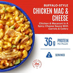 Mountain House BuffaloStyle Chicken Mac & Cheese FreezeDried Food for Camping, 12 Servings, 30Year ShelfLife
