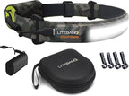 Liteband PRO Bundle 1000 Lumens LED Headlamp Rechargeable Battery Powered, Bright Tactical Head Lamp Flashlight Hard Hat Light, Mechanic Lamps, Camping, Running, Best Rated For Forehead, Camo