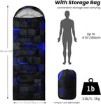 Sleeping Bags for Adults and Kids Backpacking Camping Sleeping Bags for Girls and Boys Lightweight Waterproof Cold/Warm Sleeping Bag for All Season