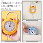 2pcs Portable Digital Hanging Luggage Scale with Hook, Mini Handheld Electronic Spring Scale for Travel Suitcase, High-Precision Small Weight Measurement Tool