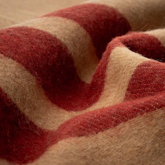 Arcturus Rainier Wool Blanket - 4.5lbs Warm, Heavy, Washable, Large | Great for Camping, Outdoors, Survival & Emergency Kits (Dry Falls)