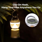 BougeRV AL07 Camping Light, Ambient Light, Rechargeable Camping Lantern, Electric Lamp, IPX5 Waterproof, Portable Light for Camping, Tent, Hiking, Power Outage, Adventure, Emergency Use Outdoor