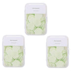 300pcs Portable Hand Washing Soap Sheets, Scented Mini Soap Sheets, Disposable Soluble Soap for Outdoor Travel, Camping, Hiking (Green)