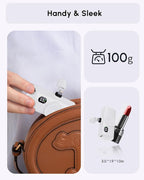 Small Power Bank for iPhone, 5000mah Portable Phone Charger with Digital Display for Lightning Port Smartphones,External Battery Charger Compatible with iPhone 14/13/12 mini/12/12 pro/12 pro max-White