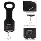 Digital Luggage Scale with Fishing Hook 30kg Handheld Electronic Weight Scale Portable for Travel and Outdoor Use