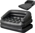 RAPTAVIS Inflatable Sofa Bed for Camping, Pool Float Couch Outdoor Mattress Bed with Armrest, Full Size