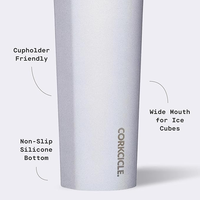 Corkcicle Sport Canteen - Keeps Drinks Cold 25 Hours - Stainless Steel Water Bottle - Triple-Insulated - Spill-Proof - Summer Drinkware Gift - Keeps Drinks Ice Cold - 20 oz - Unicorn Magic