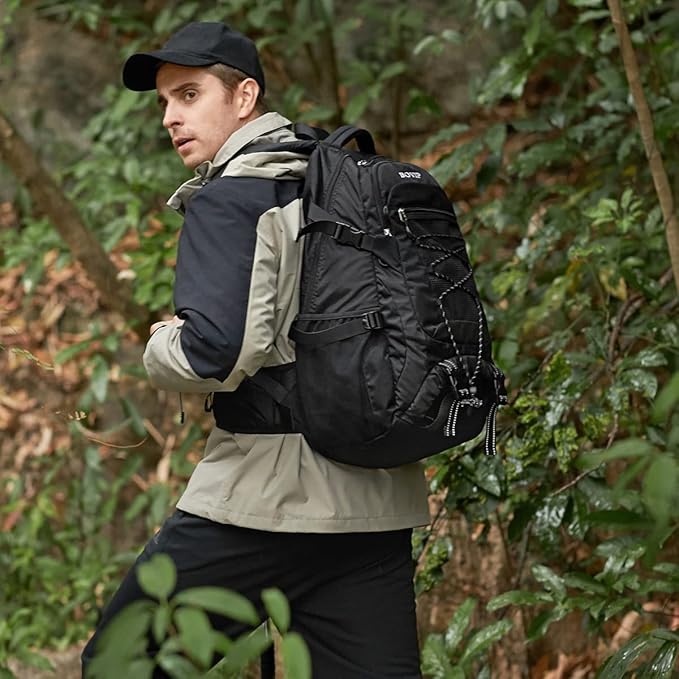BOVIP 40L Hiking Backpack Waterproof Lightweight Daypack Travel Sports Camping Backpack for Men Women