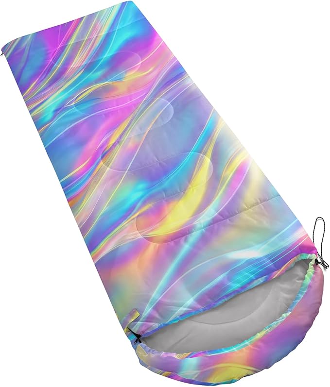 QOOMO Animals Camping Sleeping Bags,3 Season Warm & Cool Weather,Lightweight,Waterproof Sleeping Bags for Adults & Kids,Traveling,and Outdoors,Camping Gear Equipment