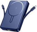 Magnetic Portable Charger, 22.5W Power Bank Fast Charging 10000mAh, Portable Charger with Built in Cable, for Magsafe Battery Pack Compatible with iPhone 17/16/15/14/13/12 Pro/Pro Max, Samsung Series