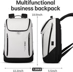 BANGE Business Smart Backpack Waterproof fit 15.6 Inch Laptop Backpack with USB Charging Port,Travel Durable Backpack