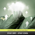 BISINNA Ultralight Sleeping Bag - Poratble Backpacking Lightweight Camping Wearm Weather 3 Season with Compression Sock for Adult Kids Outdoor Hiking