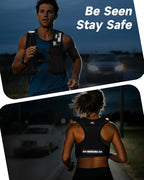 MOKURA Running Vest for Women Men, Adjustable Reflective Running Hydration Vest with 500mL Soft Flask and Phone Holder, Lightweight Water Bottle Vest for Marathon Trail, Hiking, Racing