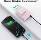 Magnetic Portable Charger 10800mah for Magsafe Battery Pack, Wireless Power Bank with 25W PD Fast Charging & LCD Display, Compatible with iPhone 16/15/14/13/12 Pro/Pro Max/Plus
