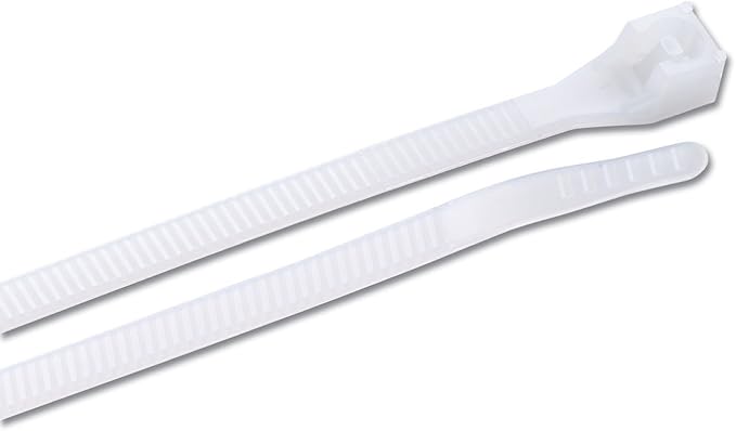 Gardner Bender 46-206 Doublelock Cable Tie, 6 Inch., Tensile Strength, Wire / Cord Management Industrial and Household Use, Nylon Zip Tie, 100 Pk., Natural