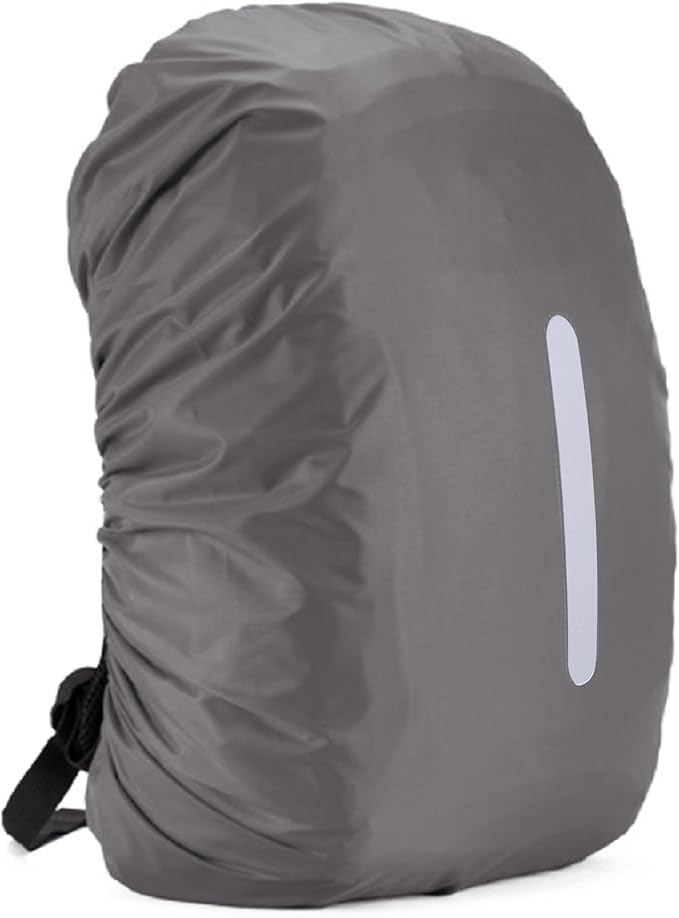 Silfrae Waterproof Rucksack Cover Backpack Rain Cover 30L-100L for Travel Climbing Hiking (Grey, 70L-80L)