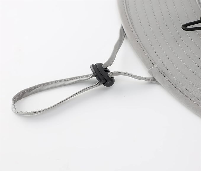 Connectyle Wide Brim Sun Hat for Men Breathable Cowboy Boonie Hat UPF 50+ Sun Protection Bucket Hat for Fishing Hiking