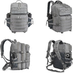 Military Tactical Backpack 45L Large Tactical Backpack for Men, Hiking Rucksack With Bottle Holder