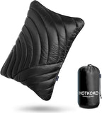 Camping Pillow,Supportive Compressible Travel Pillow Middle Size Lightweight Camp Pillow with Storage Bag for Camping,Hiking,Backpacking,Airplane