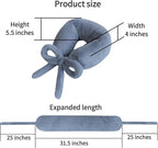 Travel Pillow Multifunctional Airplane Travel Neck Pillow Provides Neck and Lumbar Support During Travel Airplane Pillow Gray