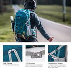 MOUNTAINTOP Hiking Backpack,Lightweight Travel Backpack for Men Women Outdoor Backpacking, Camping