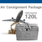 Large Duffel Bag, Waterproof Carry on Weekend Overnight Storage Bag over Luggage for Airline, Travel, Camping, Moving