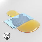 WHEREMYLUV-Item-Finder-for-Wallet, Ultra Thin Bluetooth Tracker Card Compatible with Apple Find My, Rechargeable GPS Locator, IPX8 Waterproof, Slim Smart Card for Men & Women (Blue)