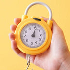 FRCOLOR Portable Mini Spring Scale with Hook High Precision Electronic Luggage Weight Scale for Travel Set Yellow Blue