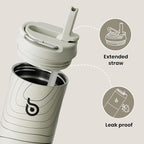 BOTTLE BOTTLE Insulated Water Bottle 24oz with Straw Lid and Handle for Sports Travel Gym Stainless Steel Water Bottles Double-Wall Vacuum Metal Leak Proof BPA-Free