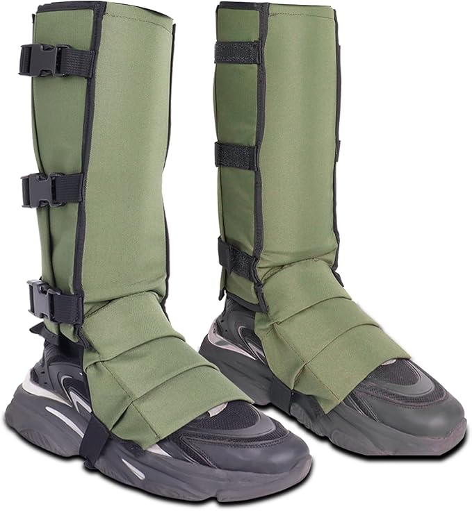Gekufa Snake Gaiters Waterproof Snake Chaps for Men & Woman, Adjustable Size Snake Boots for Hunting/Hiking/Farm Working
