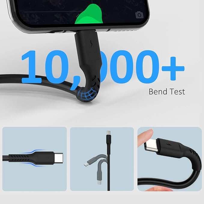 4 Inches USB C Cord Short, 5 Pack Durable USB A to USB Type C Fast Charging Cable for Charging Stations Compatible with Samsung Galaxy Note 10 20 S10 S22 Ultra LG V30 V40