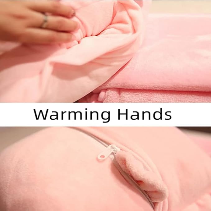 Fruit Throw Blanket and Pillow Set, Travel Blanket Compact Convenient Bed Throw Pillows with Airplane and Car Suitable for Office Nap Time (B, 39in x 31in)