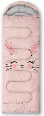 QOOMO Animals Camping Sleeping Bags,3 Season Warm & Cool Weather,Lightweight,Waterproof Sleeping Bags for Adults & Kids,Traveling,and Outdoors,Camping Gear Equipment