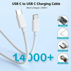 USB C Fast Charger for iPhone 17 Pro Max/Air/16 Plus/16e/15,iPad Pro 13/12.9/11 inch,iPad Air 13/11 inch/5th/4th,iPad 10th,iPad mini 7/6th,20W Type C Charger Fast Charging Block & 6FT USB C to C Cable