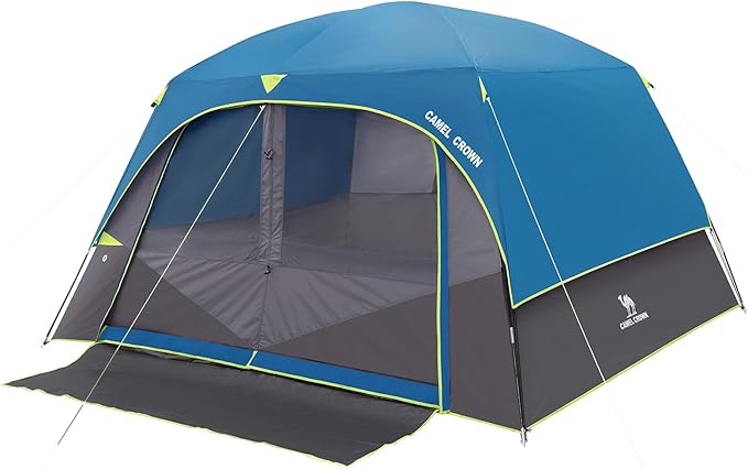CAMEL CROWN Tents for Camping 4/6 Person Tent Waterproof Easy Setup Backpacking Tents
