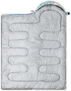 HOSIMA Cartoon Axolotl Sleeping Bags for Kids 10-12,Blue Cartoon Kids Sleeping Bags for Girls Boys,Compact Sleeping Bag for Camping Essentials and Hiking.