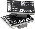 DROK DC 12V to 5V Buck Converter, 10pcs Mini Voltage Regulator Board DC 4.5-20V 12V 9V Step Down to 1-16V 5V Reducer 3A Fixed Adjustable Volt Output Transformer Power Supply Stabilizer Module