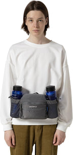 WATERFLY Fanny Pack Waist Bag: Waist Pack for Women Men with Two Water Bottle Holder Hiking Fanny Pack for Running Walking DogWalking Travel Cycling