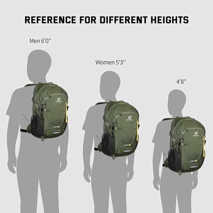 SKYSPER Small Hiking Backpack, 20L Lightweight Travel Backpacks Hiking Daypack for Women Men