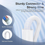 iPhone Charger Apple MFi Certified Lightning Cable 6FT Fast Charging Cord Compatible with iPhone 14 13 12 11 Pro Max XR XS X 8 7 Plus 6S/iPad/Car Carplay (3 Pack)