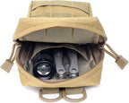 Tacticool 2 Pack Molle Pouches - Tactical Compact Water-Resistant EDC Pouch