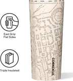Corkcicle Harry Potter Sport Canteen - Insulated Stainless Steel Water Bottle - Compact & Travel-Friendly - Durable - BPA Free - Non-Slip Silicone Base - Easy Grip - 20 oz - Marauder's Map