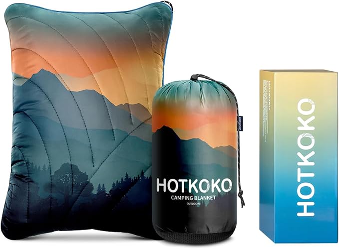 Camping Pillow,Supportive Compressible Travel Pillow Large Size Lightweight Camp Pillow with Storage Bag for Camping,Hiking,Backpacking,Airplane