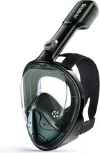 Greatever Full Face Snorkel Mask, Snorkeling Gear for Adults with Latest Dry Top Breathing System and Detachable Camera Mount, Foldable Snorkel Mask Adult, Snorkels Anti-Fog & Anti-Leak