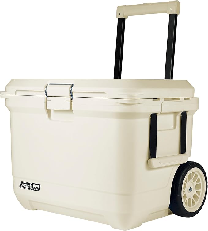 Coleman Pro 55-Quart Hard Cooler, Desert Sand