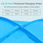 Gorich Beach Tent Sun Shelter for 3/4-5/6-7/8-10 Person with UPF 50＋ UV Protection, Lightweight & Easy Setup Beach Shade Canopy, Portable Beach Shade Tent Beach Cabana