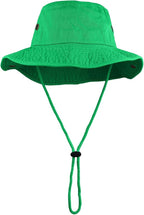 Wide Brim Hiking Fishing Safari Boonie Bucket Hats 100% Cotton UV Sun Protection for Men Women Outdoor Activities