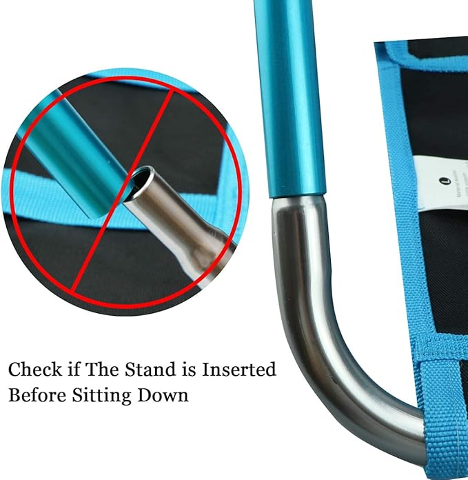 AOUTACC Ultralight Portable Folding Camping Stool for Outdoor Fishing Hiking Backpacking Travelling(XL:13"x14"x15";Large:11.8"x11"x11.4"; Medium:8.3"x9.5"x 11")